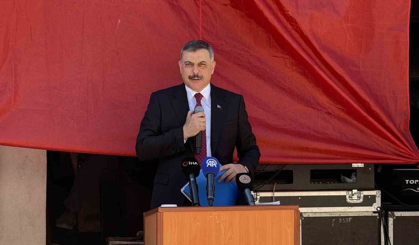Bakan Çiftçi'den iki beldedeki belediye başkanlığı seçimleri seçim öncesi birlik çağrısı