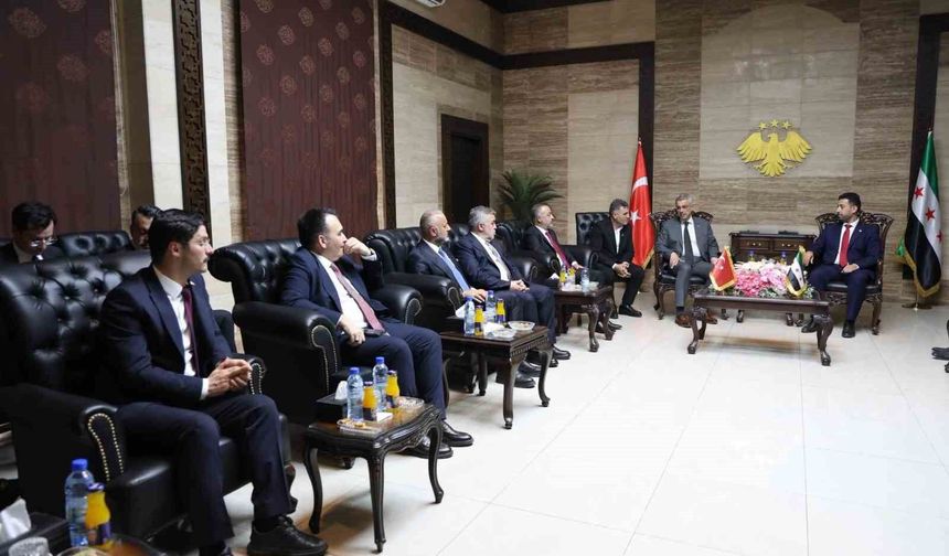 Bakan Memişoğlu Şam'da