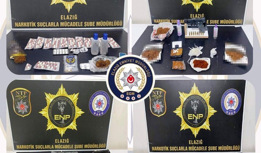 Elazığ'da uyuşturucu operasyonu: 17 şüpheli tutuklandı