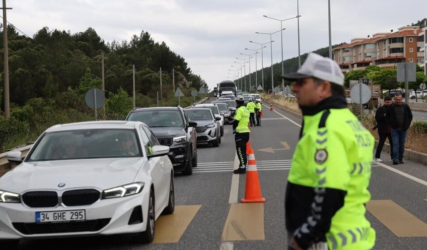 Muğla'da 9 günlük Bayram mesaisinde 37 bin araç kontrol edildi