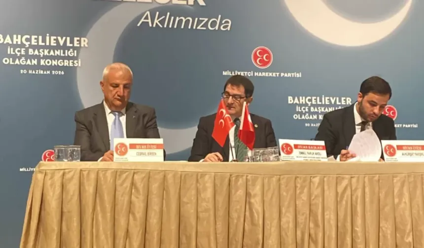 MHP’li Aksu'dan İstanbul'da 'kurultay' mesajı: 'Üç hilali zirveye taşıyacağız'