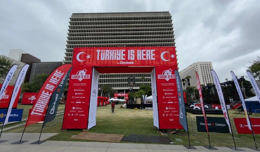 Cumhurbaşkanlığı İletişim Başkanlığı destekleriyle, Dünya Kupası için ABD'de özel etkinlik alanı kuruldu