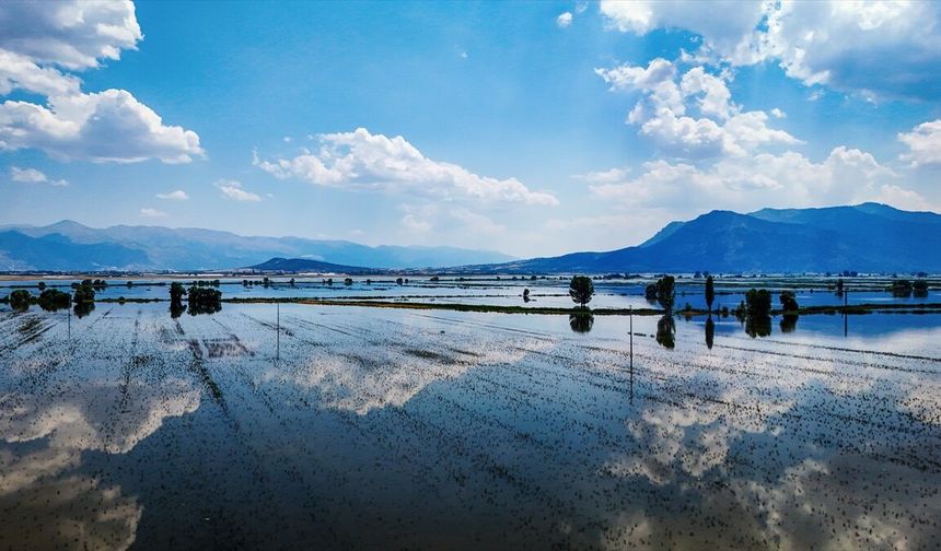 Antalya'da Karagöl temmuz ayında da su varlığını koruyor
