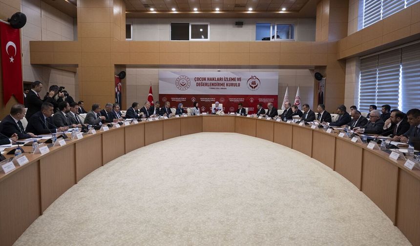 Bakan Göktaş, Çocuk Hakları İzleme ve Değerlendirme Kurulu Toplantısı'nda konuştu: