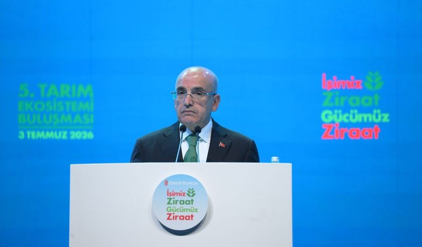 Bakan Şimşek, 'Ziraat Bankası 5. Tarım Ekosistemi Buluşması'nda konuştu: