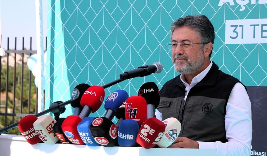 Bakan Yumaklı, Eskişehir'de 'Takmak Yangın Söndürme ve İlk Müdahale Ekip Binası' açılışında konuştu: