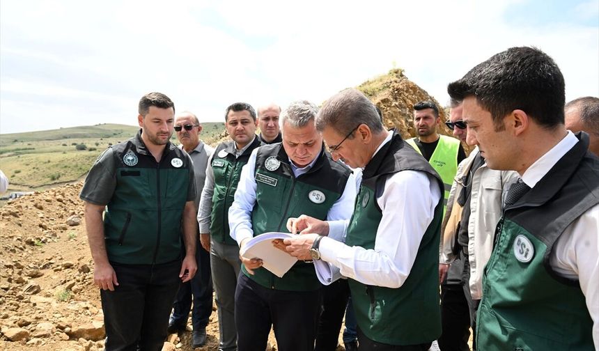 Erzurum'da 405 hektar tarım arazisini sulayacak Gerek Barajı'nın seneye su tutması hedefleniyor