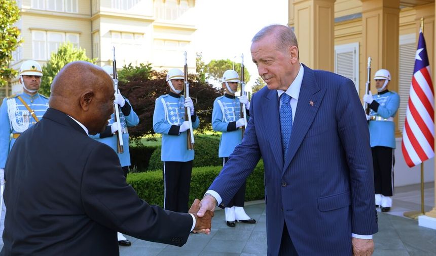 İletişim Başkanlığından Cumhurbaşkanı Erdoğan'ın Liberya Cumhurbaşkanı Boakai ile görüşmesine ilişkin açıklama