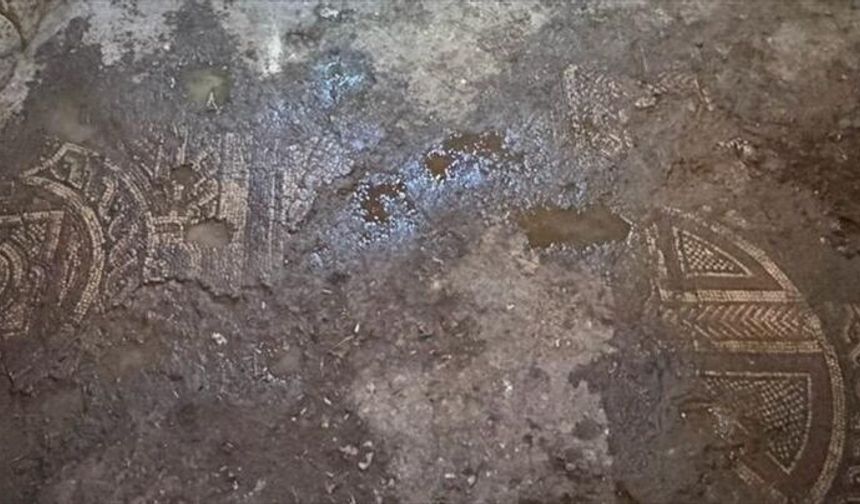 Mardin'de tarihi eser operasyonunda yaklaşık 1500 yıllık mozaik bulundu