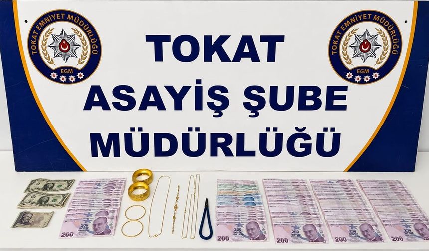 Tokat'ta sahte altın operasyonunda 3 zanlı yakalandı