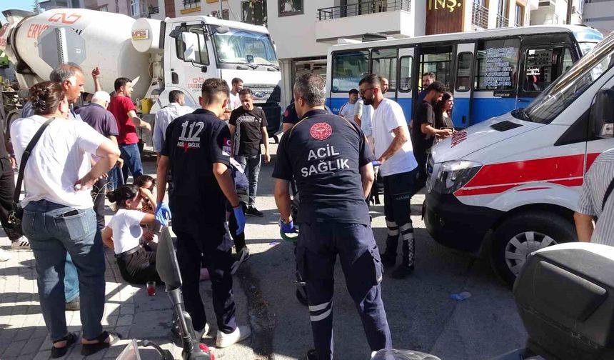 Freni boşalan minibüs dehşet saçtı: 7 yaralı