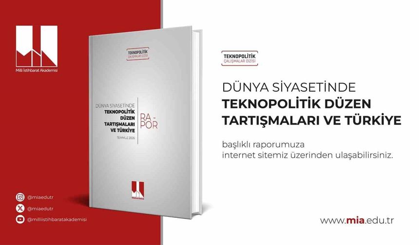 MİA raporu: 'Türkiye yapay zeka çağında kendi teknopolitik doktrinini geliştirmeli'