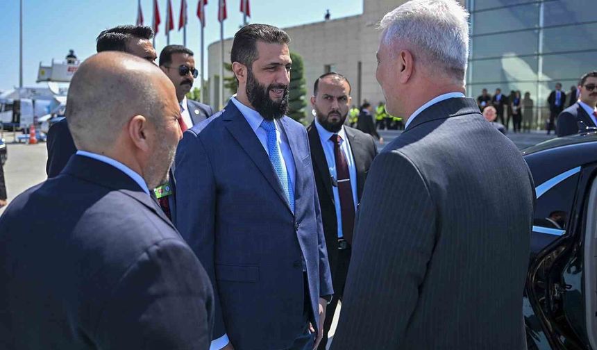 Suriye Cumhurbaşkanı Şara Ankara'da
