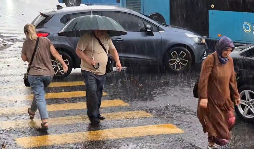 Tekirdağ'da şiddetli yağış