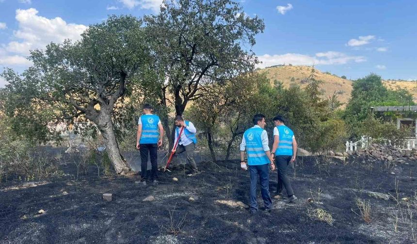Ülkü Ocakları Kayseri İl Başkanlığı'ndan yangın duyarlılığı