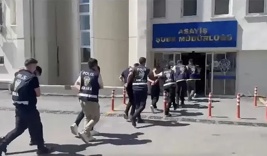 Başkentte organize suç örgütü operasyonunda 12 şüpheli tutuklandı