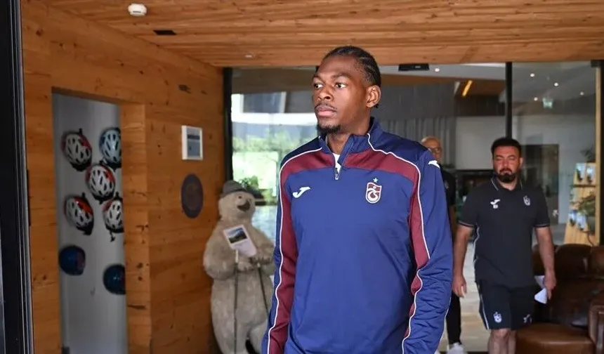 Trabzonspor'un yeni transferi Rene Mitongo, Avusturya kampına katıldı