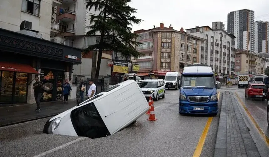 Başkentte sağanak hayatı olumsuz etkiledi