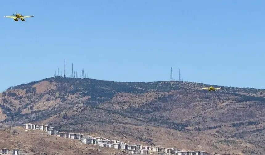 İzmir'de orman yangınına müdahale ediliyor