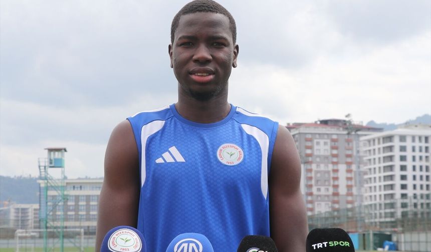 Çaykur Rizesporlu Moussa Diakite, Gaziantep FK maçı öncesi değerlendirmede bulundu: