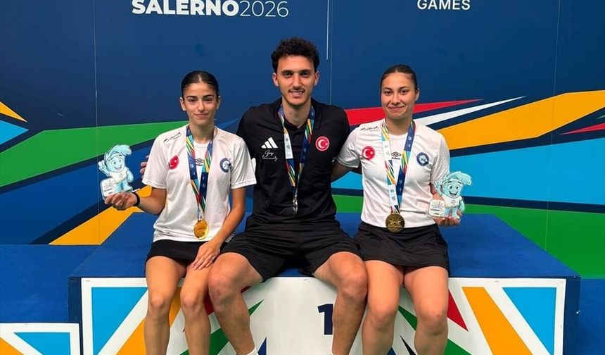 Gazi Üniversitesi, Avrupa Üniversite Oyunları'nda badmintonda 2 madalya kazandı