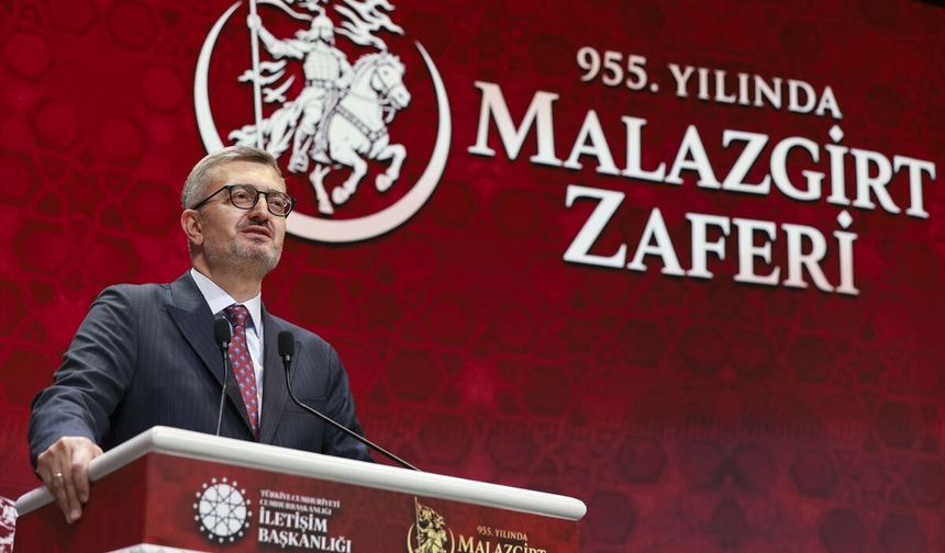 İletişim Başkanı Duran, 955. Yılında Malazgirt Zaferi Paneli'nde konuştu: