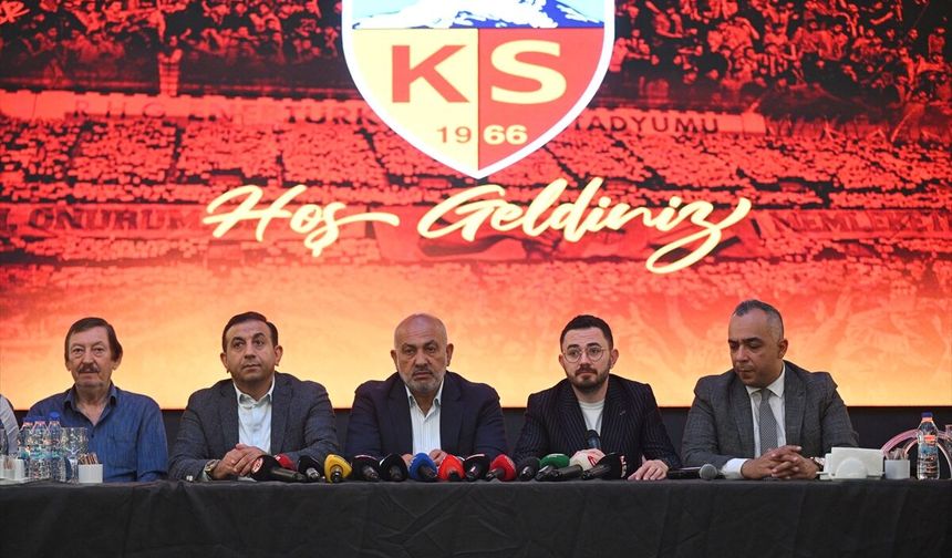 Kayserispor'un hedefi yeniden 'Süper Lig'