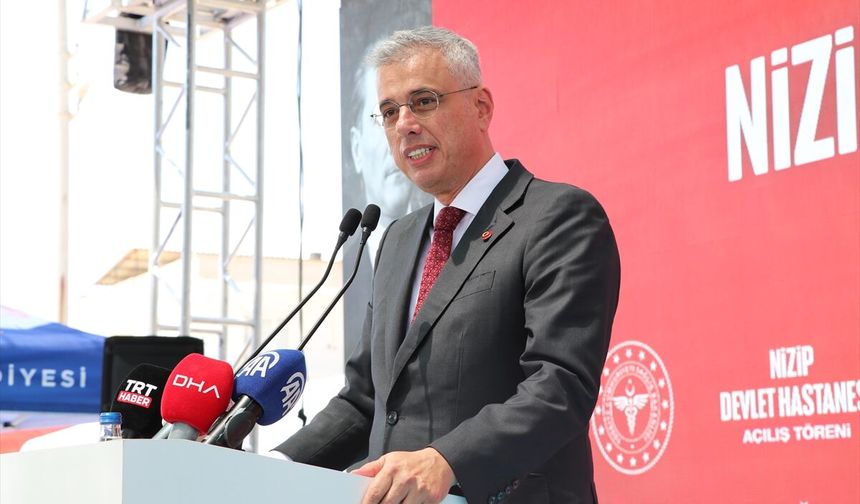 Sağlık Bakanı Kemal Memişoğlu, Gaziantep'te konuştu: