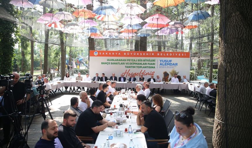 Sakarya'da düzenlenecek peyzaj ve süs bitkiciliği fuarı 150 firmayı ağırlayacak