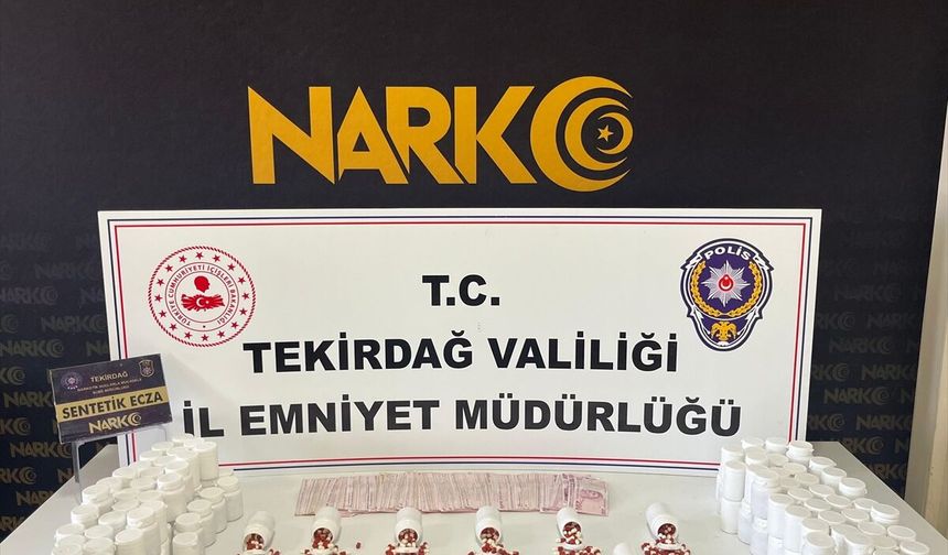 Tekirdağ'da uyuşturucu operasyonlarında yakalanan 8 şüpheli tutuklandı