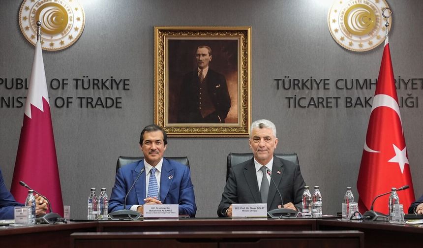 Ticaret Bakanı Bolat, Katarlı mevkidaşı Al-Sayed ile görüştü:
