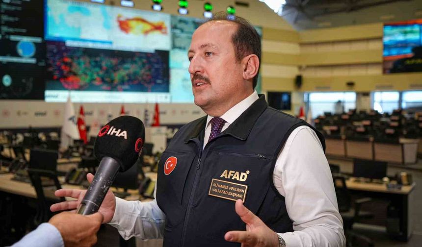 AFAD Başkanı Pehlivan: 'Afet ve Acil Durum Yönetim Merkezi'nde 150 binin üzerinde kameraya bağlanabiliyoruz'
