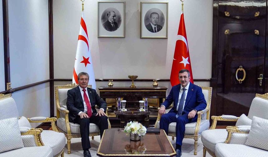 Cumhurbaşkanı Yardımcısı Yılmaz: 'KKTC'nin kalkınması ve güçlenmesi için omuz omuza çalışmayı sürdüreceğiz'