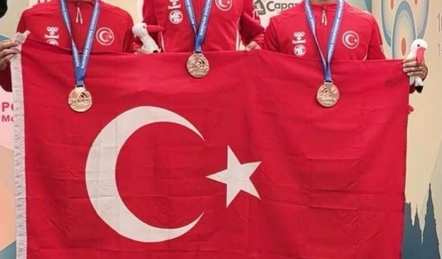 Erzincanlı milli atıcı Avrupa üçüncüsü oldu