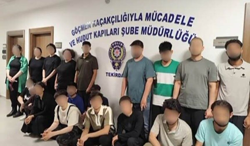 Kamyonette 19 düzensiz göçmen yakalandı: Sürücü tutuklandı
