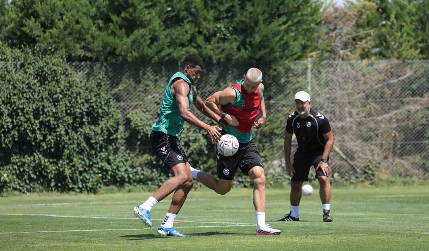 Konyaspor, Kocaelispor maçı hazırlıklarını sürdürüyor