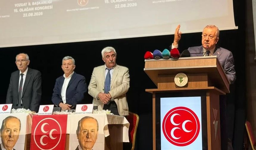 MHP Genel Başkan Yardımcısı Sadir Durmaz Yozgat’ta konuştu: ‘Vakit birlik ve kardeşlik vaktidir’