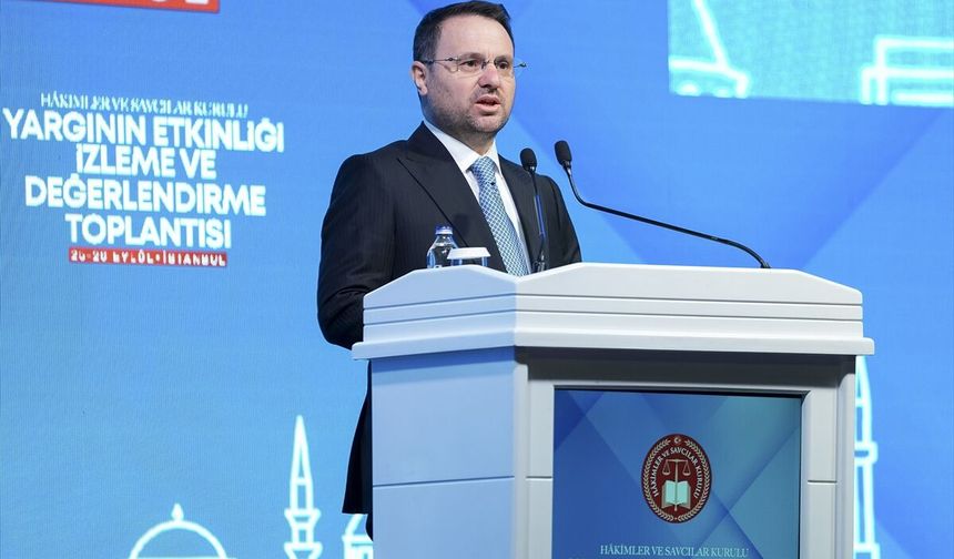 Bakan Gürlek, HSK'nin 'Yargının Etkinliği İzleme ve Değerlendirme Toplantısı'nda konuştu: