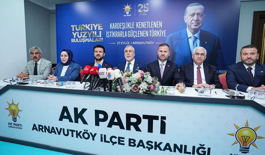 Çalışma ve Sosyal Güvenlik Bakanı Işıkhan, Arnavutköy'de konuştu: