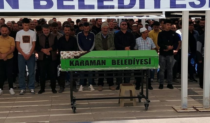 Karaman'da evlerinde ölü bulunan çiftin cenazeleri defnedildi