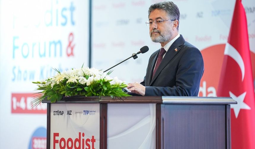 Tarım ve Orman Bakanı Yumaklı Foodist İstanbul Fuarı'nın açılışında konuştu: