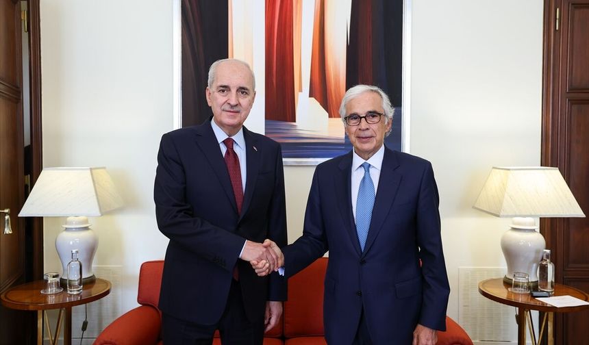 TBMM Başkanı Kurtulmuş, Portekiz Cumhuriyet Meclisi Başkanı Aguiar-Branco ile görüştü