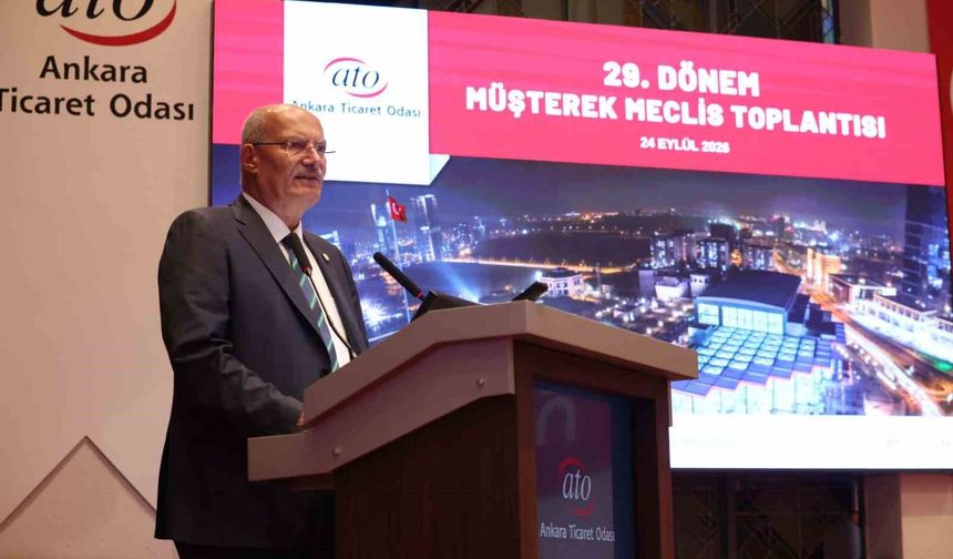 ATO Başkanı Baran: 'Enflasyonla mücadele ederken reel sektörün, üretimin ve yatırımın ihmal edilmemesi gerekiyor'