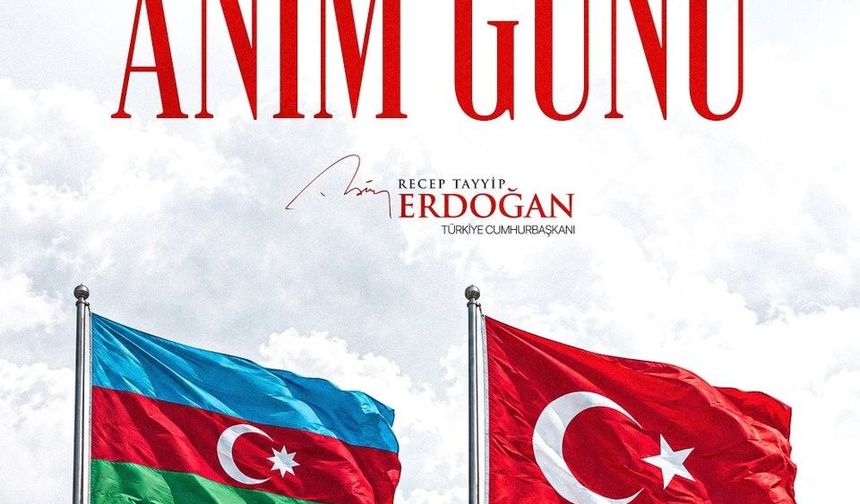 Cumhurbaşkanı Erdoğan: 'Karabağ Azerbaycan toprağıdır, sonsuza kadar da öyle kalacaktır'