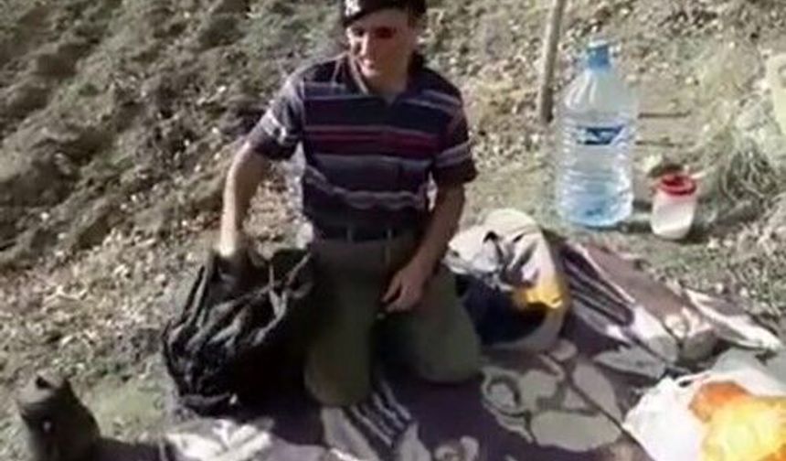 Fenomen çobanın gülümseten kahvaltı hazırlığı