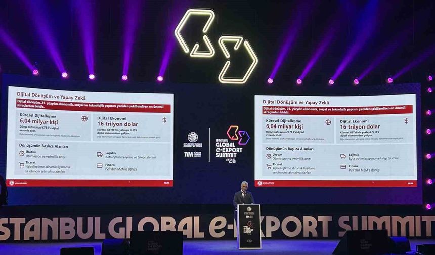 Ticaret Bakanı Ömer Bolat: 'Türkiye'de 2025 yılında E-Ticaret hacmi yüzde 52,2 arttı. 4 trilyon 570 milyar TL'ye ulaştı'