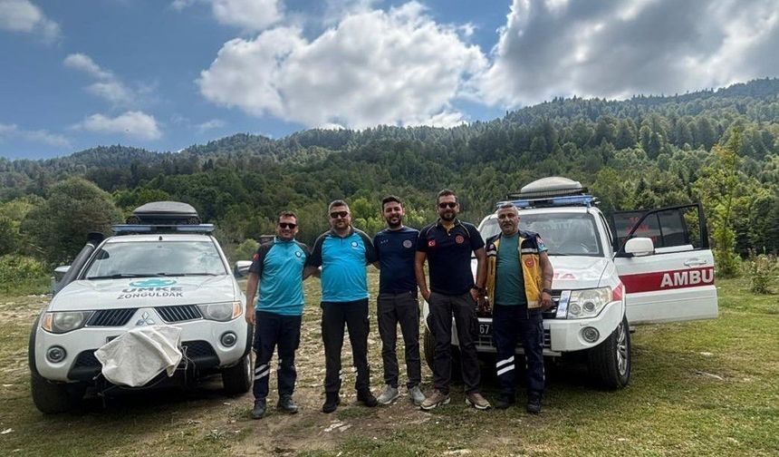 Zonguldak UMKE Transanatolia Rallisi'nde sağlık güvencesi oldu