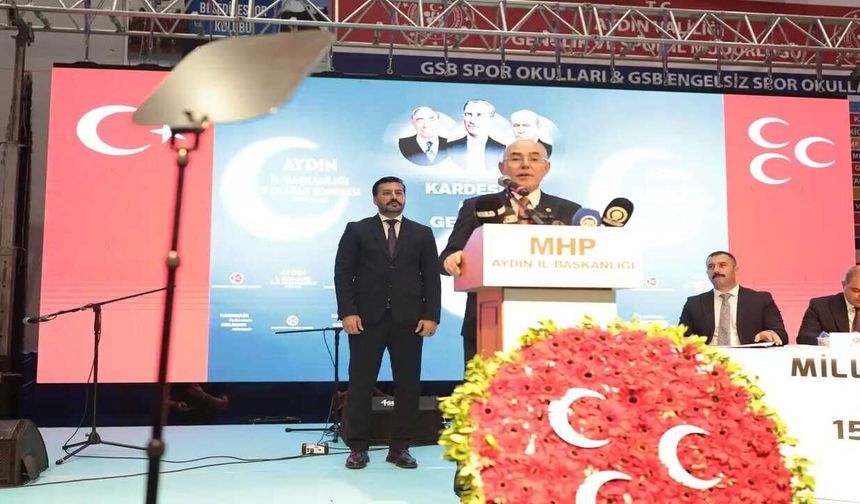 MHP'li Karakaya Aydın'da net konuştu: 'Terörsüz Türkiye'den vazgeçmek söz konusu değildir'