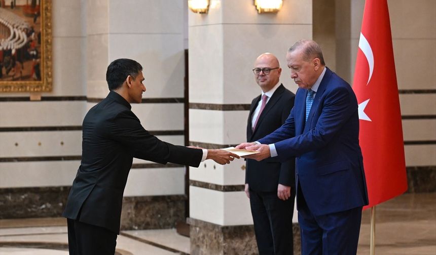 Cumhurbaşkanı Erdoğan, büyükelçilerin güven mektuplarını kabul etti