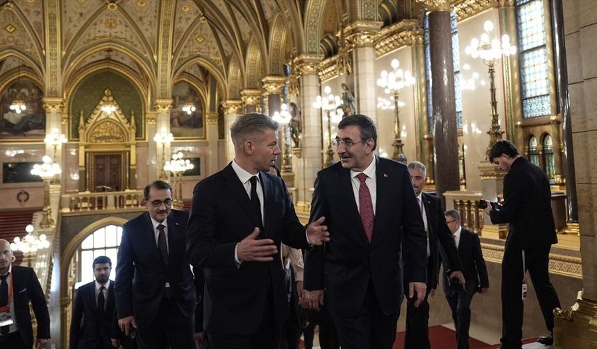 Cumhurbaşkanı Yardımcısı Yılmaz, Macaristan Başbakanı Magyar ile görüştü